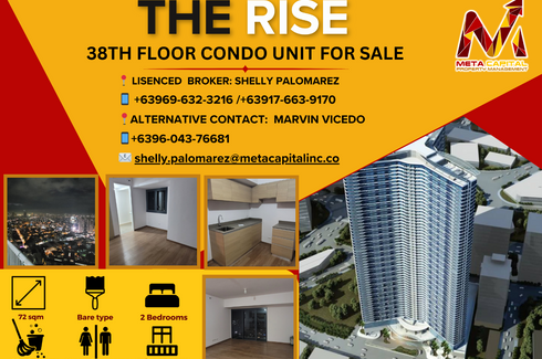 2 Bedroom Condo for sale in The Rise Makati, San Antonio, Metro Manila