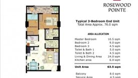 3 Bedroom Condo for rent in Ususan, Metro Manila