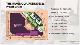 1 Bedroom Condo for sale in The Magnolia residences – Tower D, Kaunlaran, Metro Manila near LRT-2 Gilmore