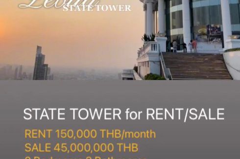 2 Bedroom Condo for rent in Lebua at State Tower, Bang Rak, Bangkok near BTS Saphan Taksin