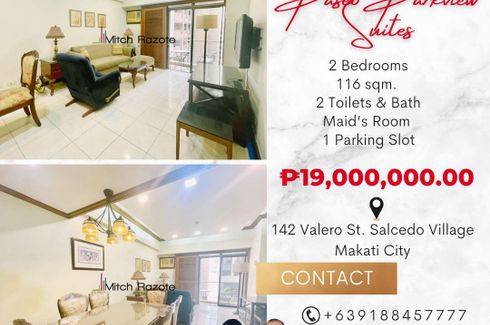 2 Bedroom Condo for sale in Bel-Air, Metro Manila