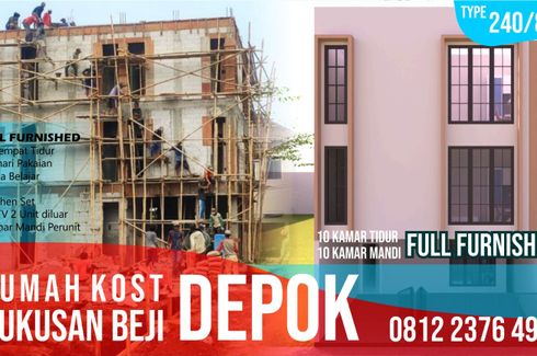 Rumah dijual dengan 10 kamar tidur di Beji, Jawa Barat
