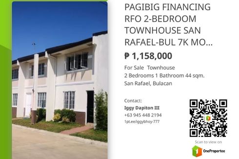 2 Bedroom Townhouse for sale in Caingin, Bulacan