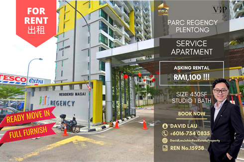 1 Bedroom Serviced Apartment for rent in Taman Plentong Baru, Johor