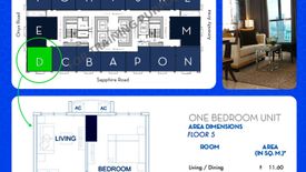 1 Bedroom Apartment for sale in The Sapphire Bloc – East Tower, San Antonio, Metro Manila near MRT-3 Ortigas