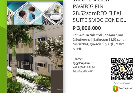 2 Bedroom Condo for sale in Nagkaisang Nayon, Metro Manila