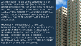 Condo for sale in Cityland Pioneer, Addition Hills, Metro Manila