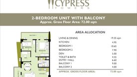 2 Bedroom Condo for sale in Cypress Towers, Bagong Tanyag, Metro Manila