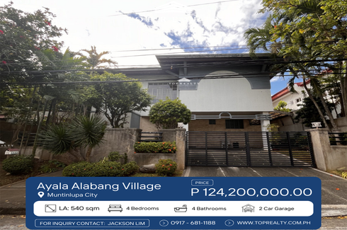 4 Bedroom House for sale in Ayala Alabang Village, New Alabang Village, Metro Manila
