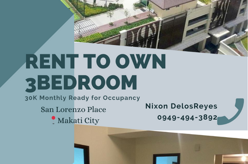 3 Bedroom Condo for sale in San Lorenzo Place, Bangkal, Metro Manila near MRT-3 Magallanes
