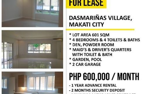 House for rent in Dasmariñas North, Metro Manila near MRT-3 Magallanes