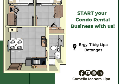 1 Bedroom Condo for sale in Poblacion Barangay 9, Batangas