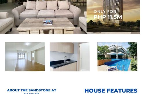 1 Bedroom Condo for sale in The Sandstone at Portico, Oranbo, Metro Manila