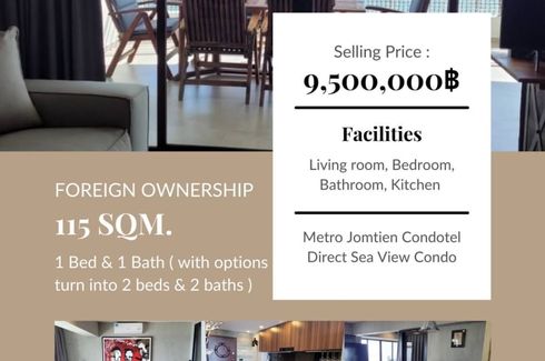 1 Bedroom Condo for sale in Metro Jomtien Condotel, Nong Prue, Chonburi