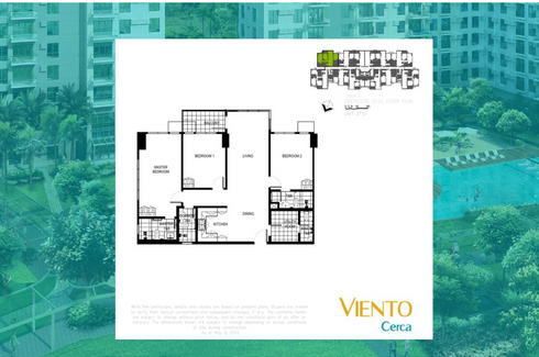 3 Bedroom Condo for sale in Viento at Cerca, Almanza Dos, Metro Manila