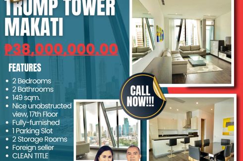 2 Bedroom Condo for Sale or Rent in Trump Towers, Poblacion, Metro Manila
