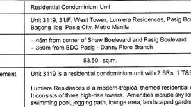 2 Bedroom Condo for sale in Lumiere Residences, Bagong Ilog, Metro Manila