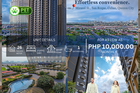 Condo for sale in MIRA, San Roque, Metro Manila near LRT-2 Anonas